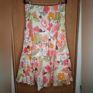 Ruby Rd. Floral Skirt Size 14